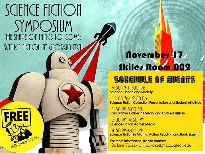 Science Fiction at Georgia Tech Symposium Poster
